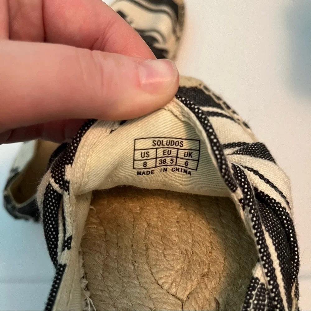 Soludos Stripe Bow Espadrilles